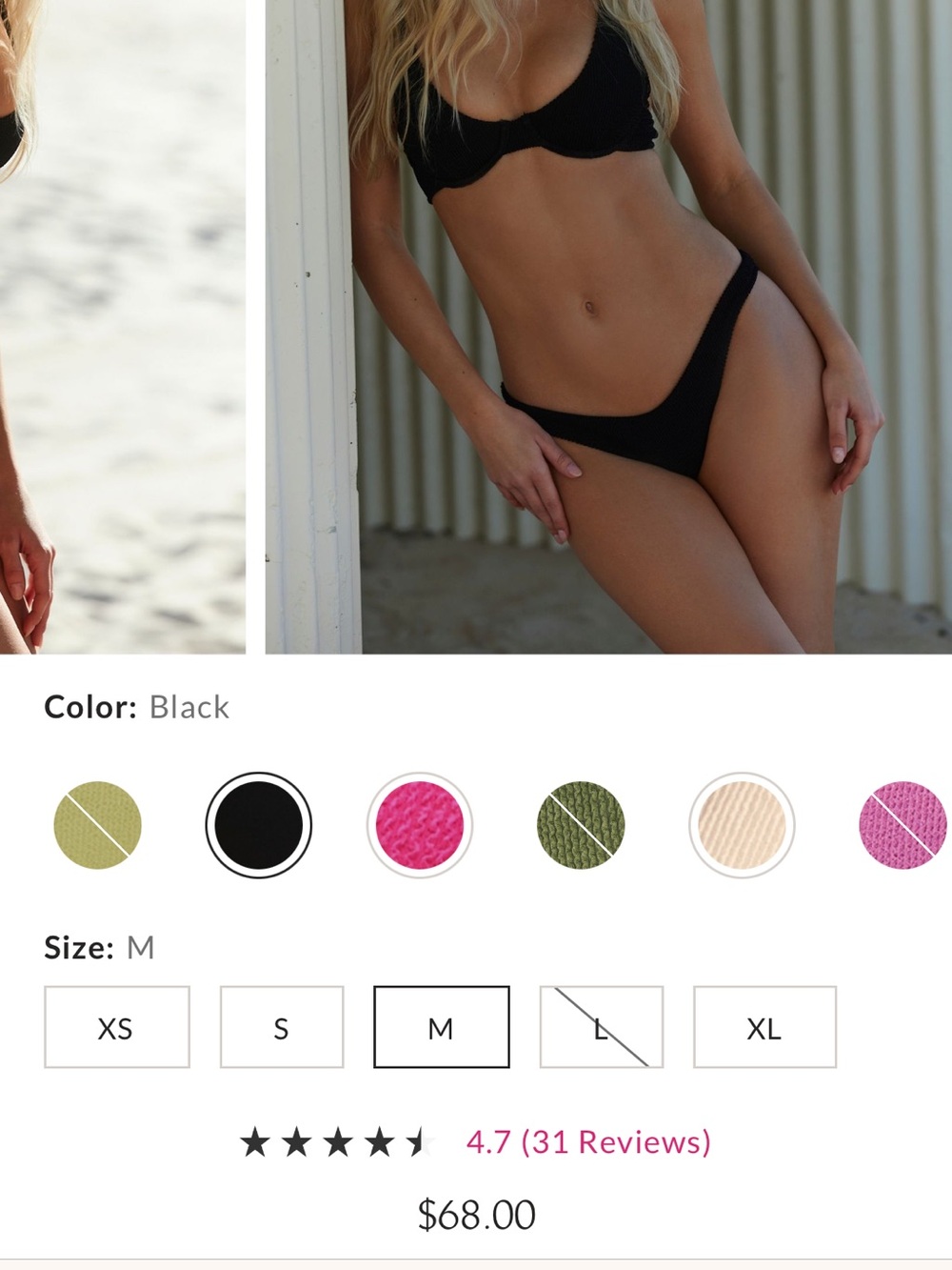 Free People Rhythm wave break underwire bikini top - Picture 6 of 6